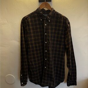 Gitman Bros Plaid Button-Down Shirt